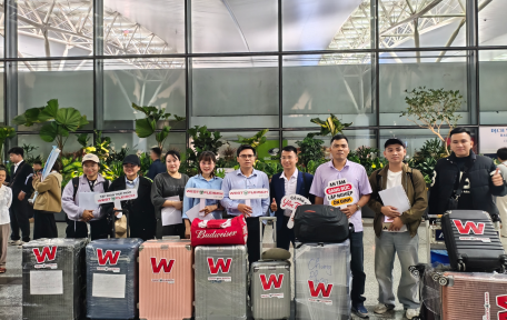 Tiễn đoàn lao động Việt Nam xuất cảnh sang Đức làm việc tại Tập đoàn Westfleisch ngày 25/03/2026